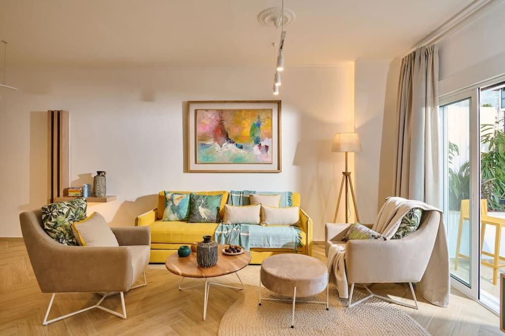 Kaizen Chania - New Central Apartment Just 350M Away With Private Jacuzzi And Free Parking! ภายนอก รูปภาพ